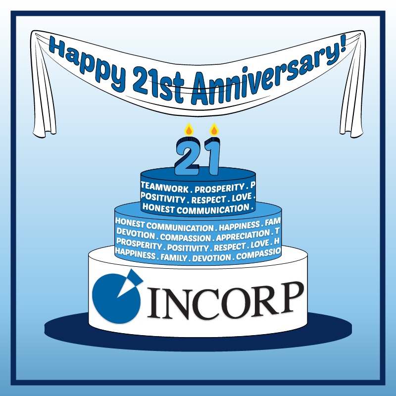 InCorp Services 21st Anniversary