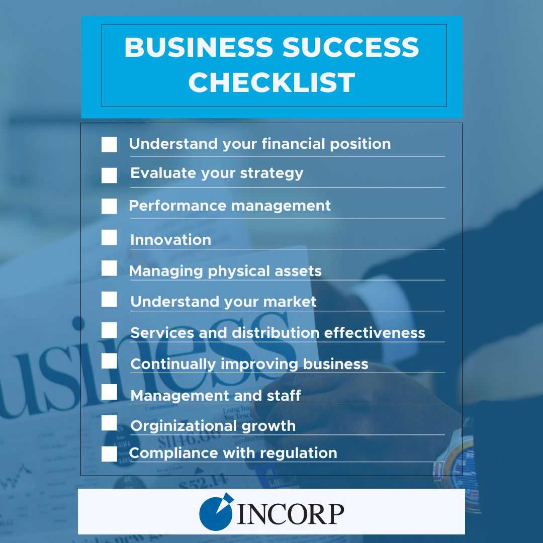 business success checklist