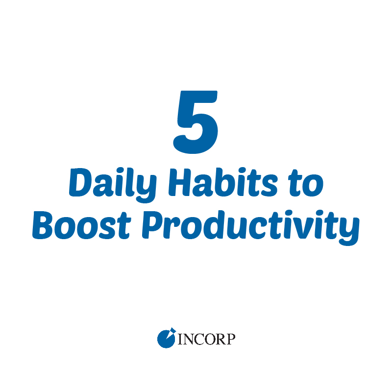 5 Daily Habits to Boost Productivity