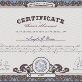 Stock Certificates