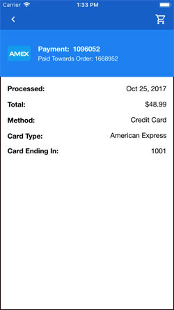 EMA App Invoice Screen