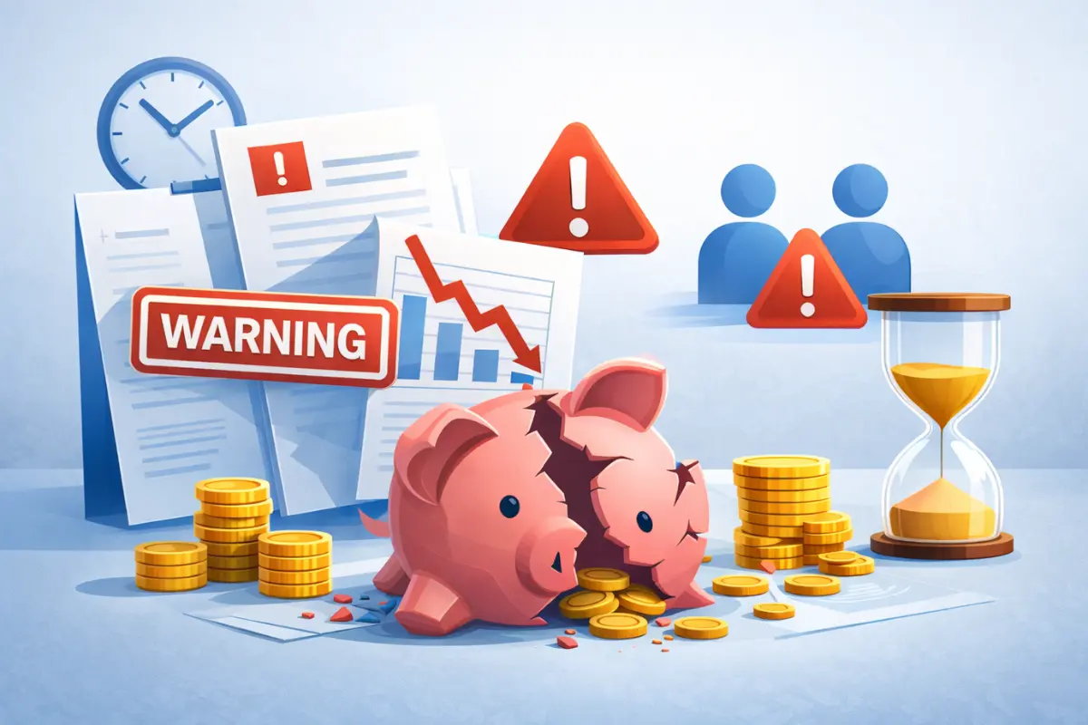 Hidden costs of missed business filings showing business penalties, compliance fees, franchise taxes, and avoiding fines for late LLC or corporation filings.