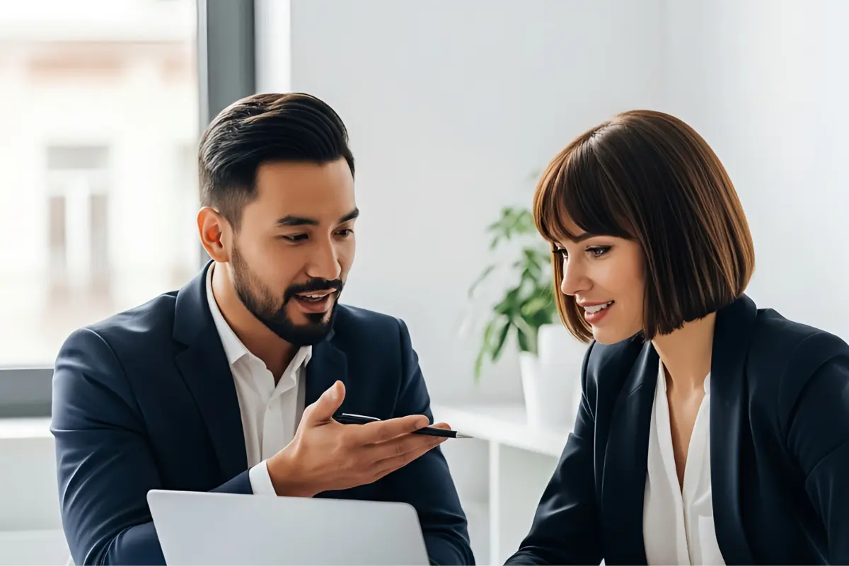 Business professionals consulting on how to convert LLC to corporation discussing statutory conversion and merger options