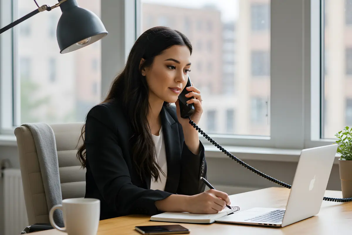 Business professional managing virtual address for LLC daily operations while maintaining separate registered agent compliance