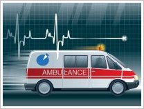 ambulance and ekg