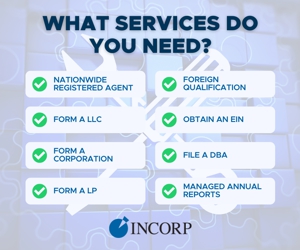 incorporation services needed for business